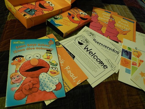 Sesame Street Beginnings: Talk, Read, Write! (VHS,Workbooks,Posters) En ...