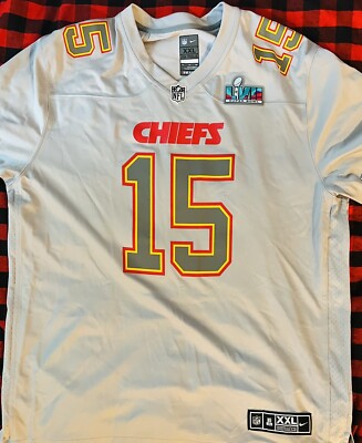 Kansas City Chiefs PATRICK MAHOMES Nike SBLVII Jersey XXL Brand