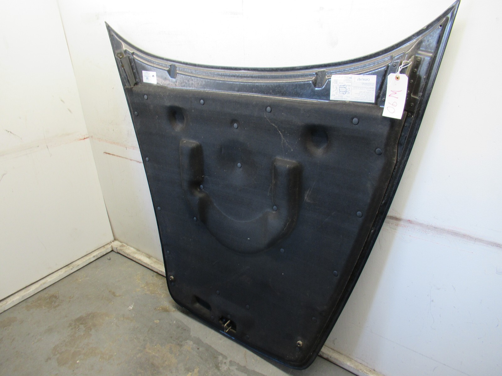 04-12 MASERATI QUATTROPORTE FRONT HOOD BONNET BLACK OEM