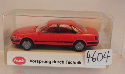 Rietze 1/87 Nr. WeMo Audi 100 Quattro 2,8E Limousine braunrot OVP #4604