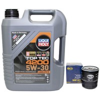 MotoröL Set 5W-30 5 Liter + ÖLfilter SM 143 FüR Lexus IS Sportcross GS