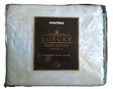 BRAND NEW Martex Luxury 2000 Series White California King Size Sheet SET