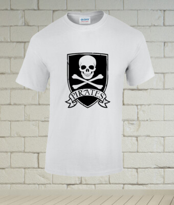 Herren T-Shirt mit Motiv - Piratenflagge