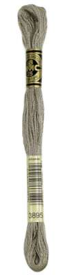 DMC Beaver Grey Dark Embroidery Floss - 100g Cone, 6-Strand Cotton (450 Yards)