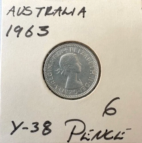 1963 Australia Sixpence — photo from the most recent tracked eBay sale