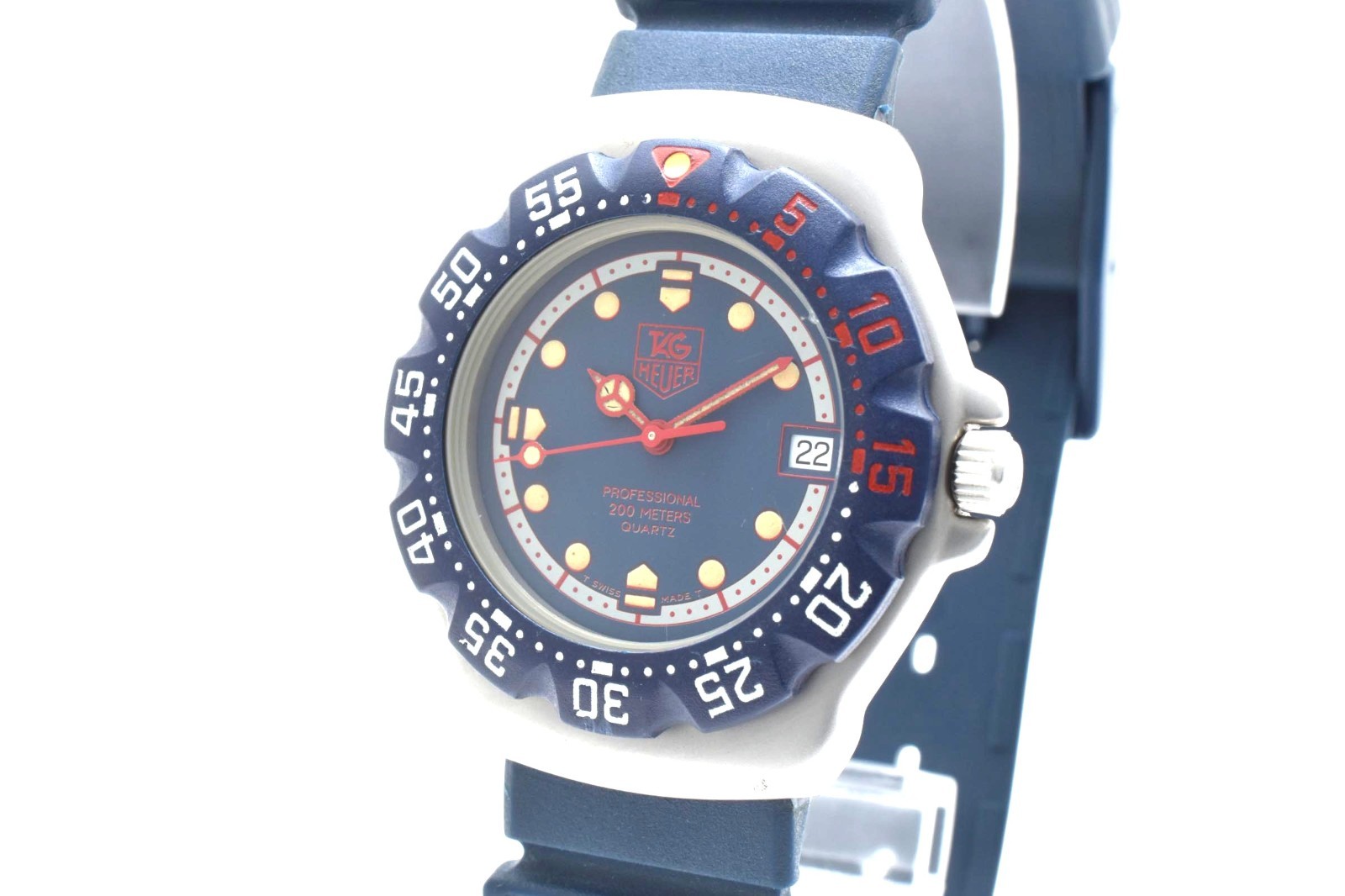 [Near MINT] TAG Heuer Formula 1 WA1210 Blue Dial 34mm Diver Quartz Men’s Watch image 6