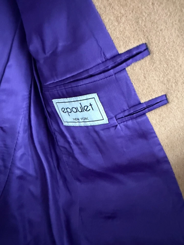 Blazer abrigo deportivo Southwick charretera pelo camel 38R como nuevo Foto 4 de 4