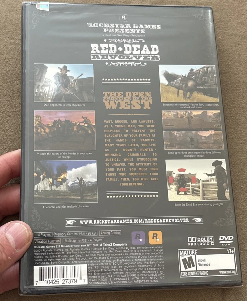 Red Dead Revolver…PlayStation 2…(Sony PS2, 2004) NEW & SEALED Rare - Image 2 of 4