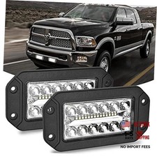 2Pcs 6 Inch Flush Mount LED Light Pods, 78W Triple Row Spot 6 Inch-Flush Mount