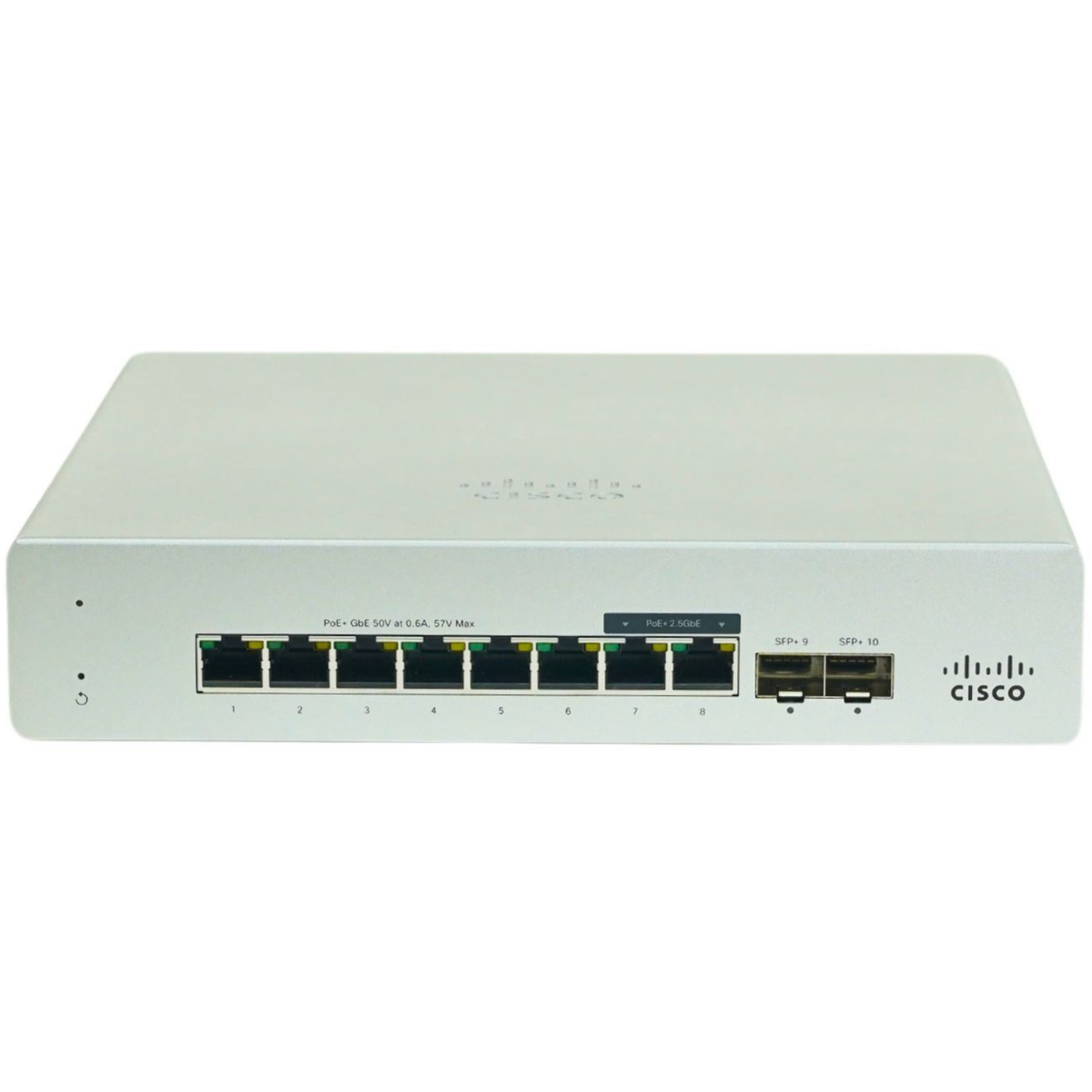 Cisco Meraki MS130-8X-HW 8-Port Gigabit PoE+ Switch 120W Cloud
