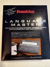 Franklin Language Master LM-2000 Electronic Dictionary Thesaurus & Manual TESTED