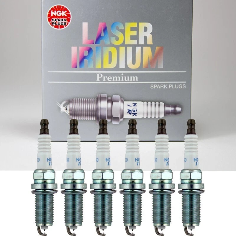 Genuine NGK Laser Iridium High Ignitability Spark Plug 6PCS for Lexus Toyota V6