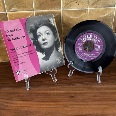 Zarah Leander So Bin Ich Und So Bleibe Ich 7'' 45rpm 1955 Odeon GEOW 31-1007