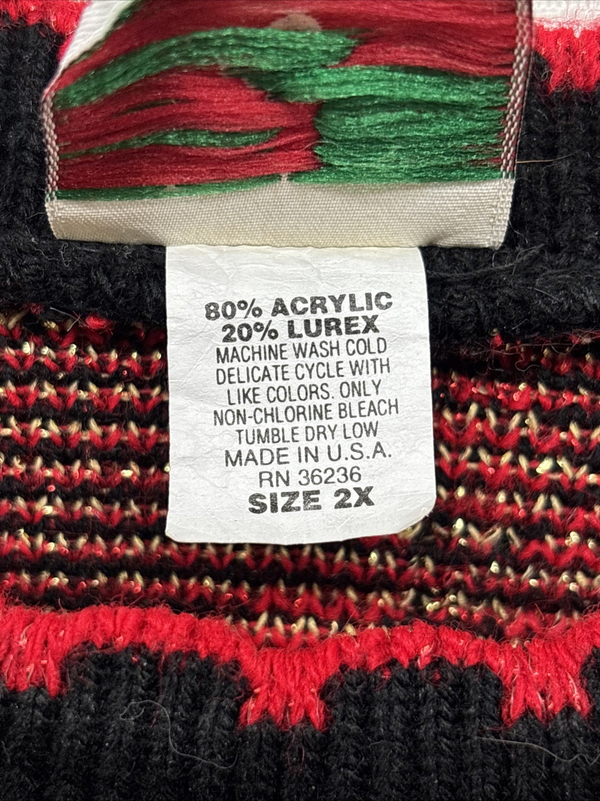 Nutcracker Plus Size 2x Knit Sweater Holiday Xmas… - image 3