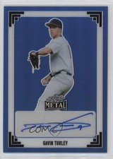 2024 Leaf Metal 1991 Blue Prismatic 14/25 Gavin Turley #91A-GT1 Auto 19ot