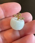 Jade and Peridot Green Apple Pendant Necklace in 14K Gold, Hong Kong — photo 5
