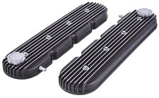 Jegs Black Finned Aluminum Valve Covers For Gm Ls Engines Jegs Black Finned Aluminum Valve Covers For Gm Ls Engines