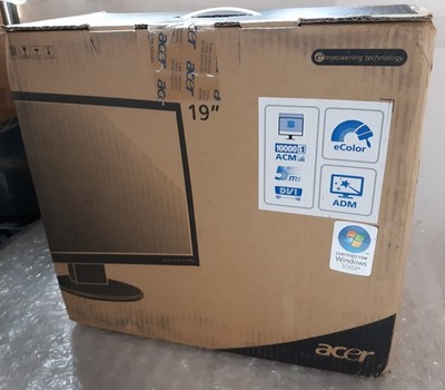 Acer B193 Bbmdh 19'' LCD Monitor NEW *SEALED*
