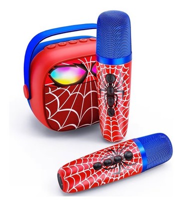 Mini Karaoke Machine for Kids,5 Voice Effects - Portable Bluetooth Speaker with