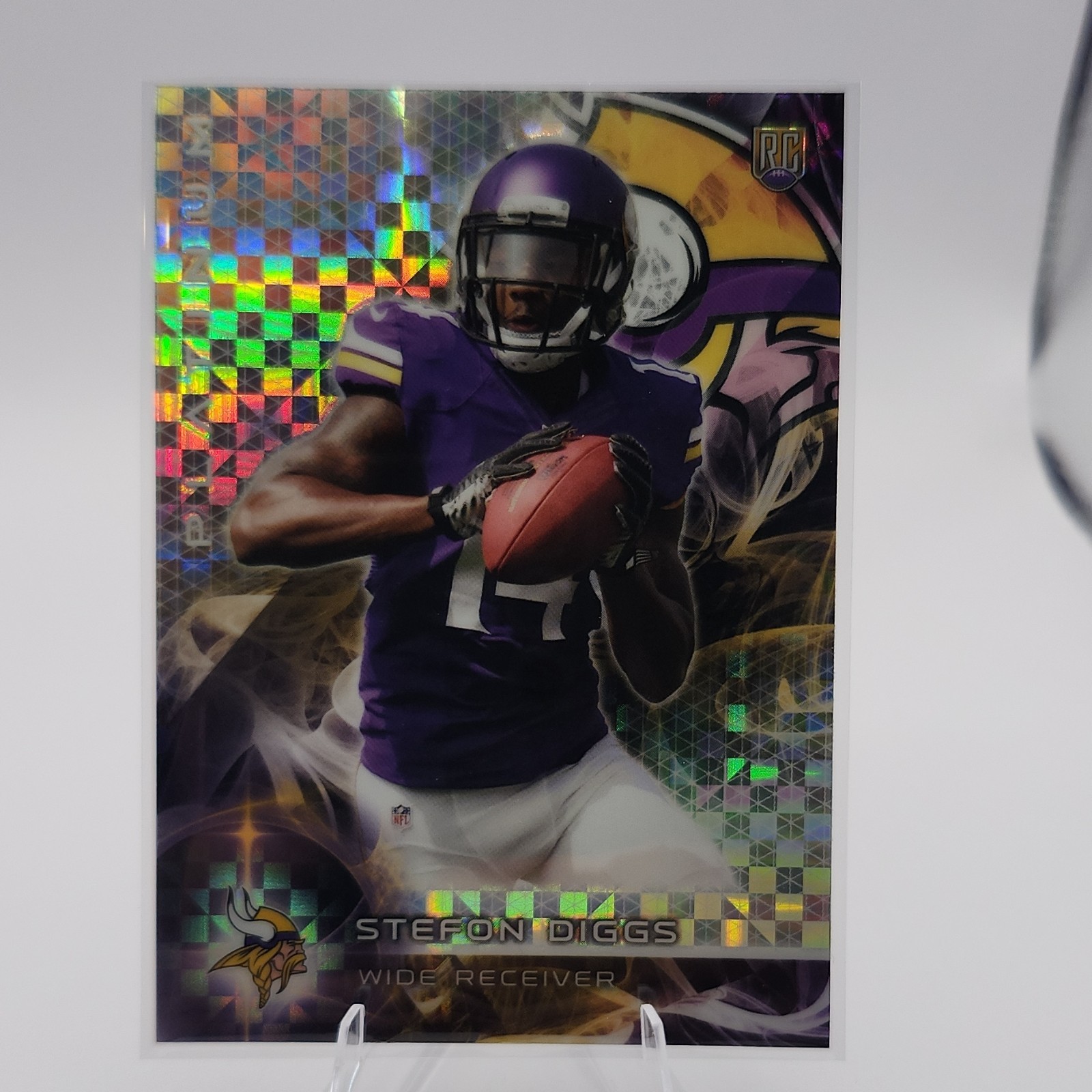 2015 Topps Platinum #141 Stefon Diggs X-Fractor Rookie Minnesota Vikings