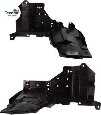 Set of 2 Engine Splash Shield for 2016-2022 Honda HR-V Driver and Passenger Side