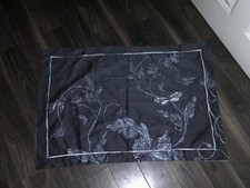 timorous beasties tendrill spill navy pair of oxford pillowcases, 60 x 85 cms