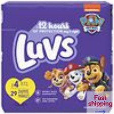 Luvs Pro Level Leak Protection Diapers Size 4 22-37 lbs , 29 set