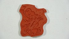 Retired Alota Rubber Stamp Bee Playing Violin - Music