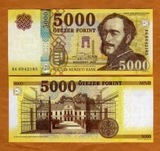 Hungary, 5000 (5,000) Forint, 2020, P-205, UNC Count István Széchenyi