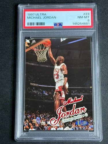 1997 Fleer Ultra Michael Jordan #23 PSA Graded Card Chicago Bulls HOF GOAT
