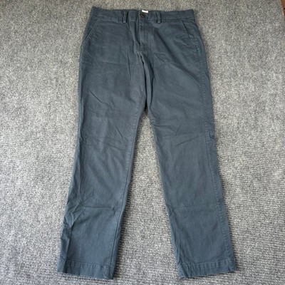 GAP Essential Khaki Slim Fit Pants Mens 32x30 Dark Gray Charcoal Chinos 4144