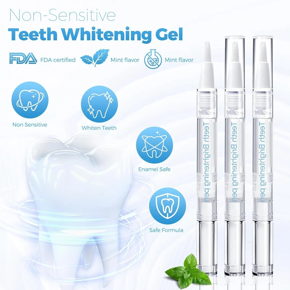 Kit blanqueador dental gel blanqueador dental 35% 16 luces LED blanqueador dental nuevo Foto 4 de 4