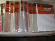 PLASTRUCT - G Scale - Model Making Patterned Plastic Sheets - Choice of Styles