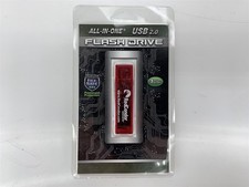 All-In-One Flash Memory Drive - Red Condor USB 2.0 1GB