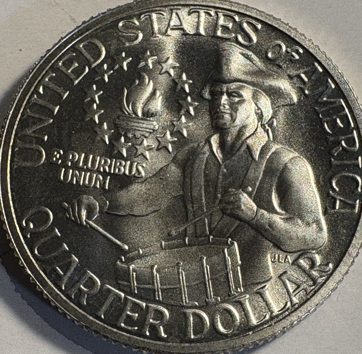 1776 - 1976 S Bicentennial Washington Quarter 40% Silver Brilliant