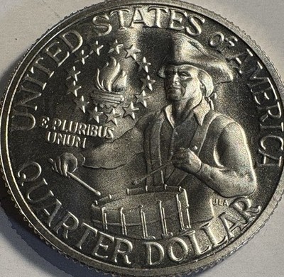 1776 - 1976 S Bicentennial Washington Quarter 40% Silver Brilliant