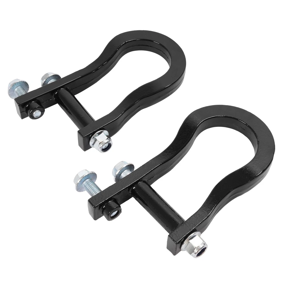 1Pair Tow Hooks For Chevrolet Silverado GMC Sierra 1500 07-19 Black #84072463 - Imagem 4 de 4