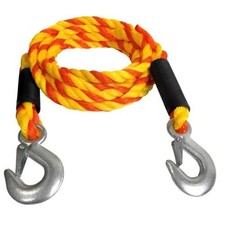Tow Straps Rope With Hooks Heavy Duty Braided For Trucks 58 18ft 6800lbs