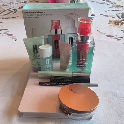 Clinique Travel Size Lot High Impact Mascara + True Bronze Bronzer 02 Sunkissed