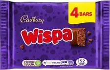 Cadbury Wispa Chocolate Bar Smooth Milk Chocolate 4 x 27.9 g (Pack of 1)