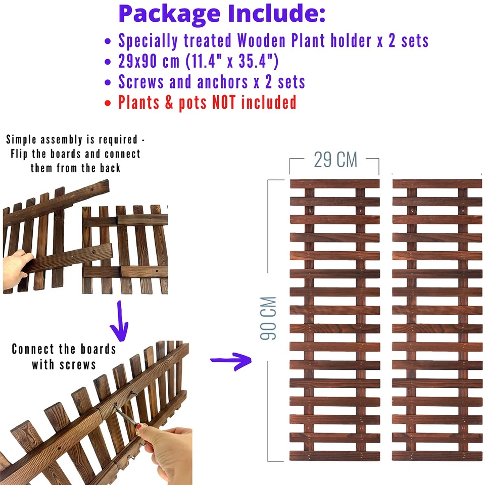 Maceta de pared - Maceta colgante para plantas de interior, soporte para plantas, suc... Foto 2 de 4