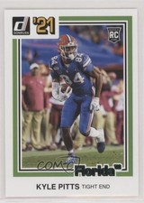 2021 Panini Chronicles Draft Picks Donruss Retro Green Kyle Pitts #49 2l4