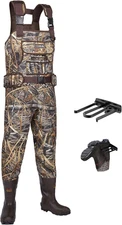 Hunting Waders, Neoprene Chest Waders for Men with 800G Insulated Boots Waterpro