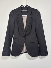 Zara Basic XS Women Blazer Tailored One Button Career Executive Office Business