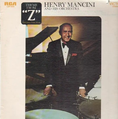 Henry Mancini And His Orchestra Theme From Z And Other Film Music Vinyl LP