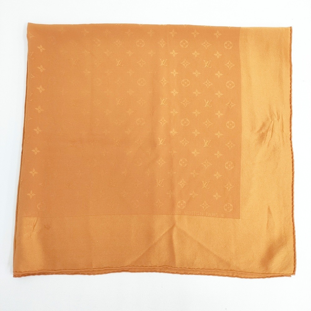 LOUIS VUITTON Monogram Large Silk Scarf Authentic Luxury Accessory