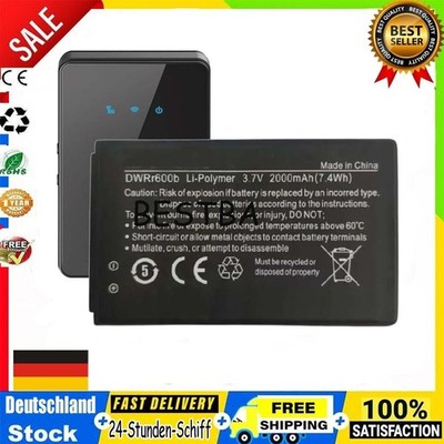 New Ersatz Akku DWRr600b für D-Link DWR-932 C1 DWR-932C A1 6BT-R600B-2902