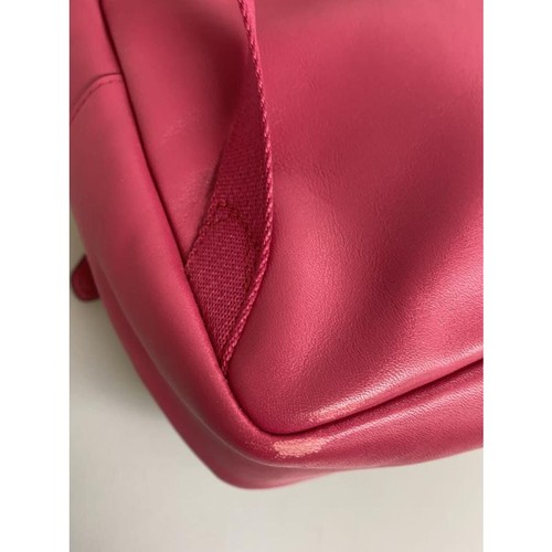 Coach Backpack Pink Solid Nylon - Picture 7 of 7