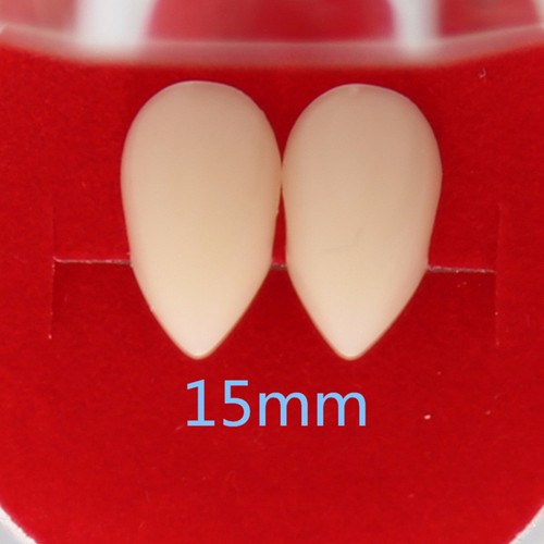 AU Disfraz de Halloween Fiesta Zombie Hombre Lobo Resina Vampiro Colmillos Tapa de Dientes Masilla / - Imagen 15 de 19