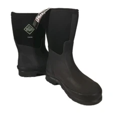 NWT Muck Boot Chore Boots Black Mens 7 Womens 8 Breathable Farm Barn Work Shoes